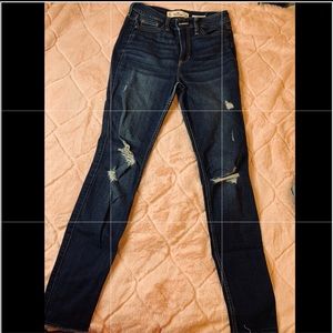 Hollister high rise super skinny jeans